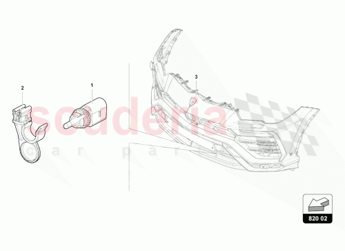 Part Diagram for Lamborghini 4ML998785