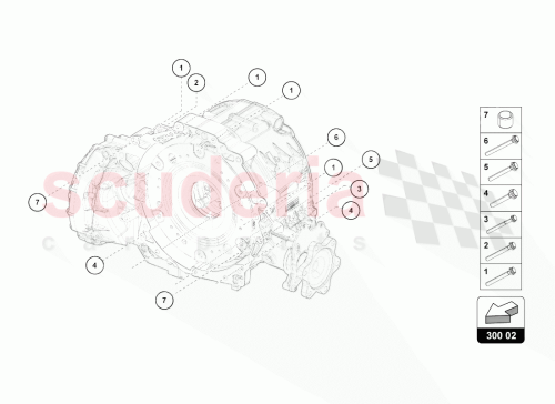 Part Diagram for Lamborghini N91129801