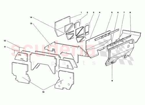 Part Diagram for Lamborghini 310132018