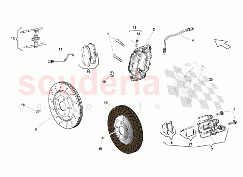 Part Diagram for Lamborghini 400615406AJ