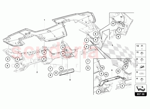 Part Diagram for Lamborghini 471858285