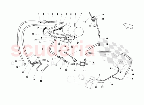 Part Diagram for Lamborghini 400906407