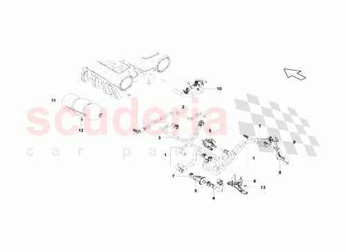 Part Diagram for Lamborghini 07L133394AC