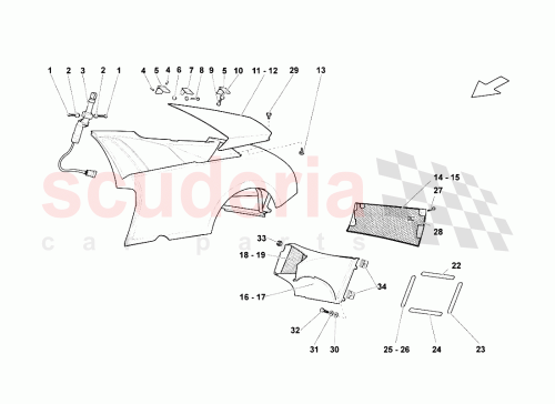Part Diagram for Lamborghini 418119362