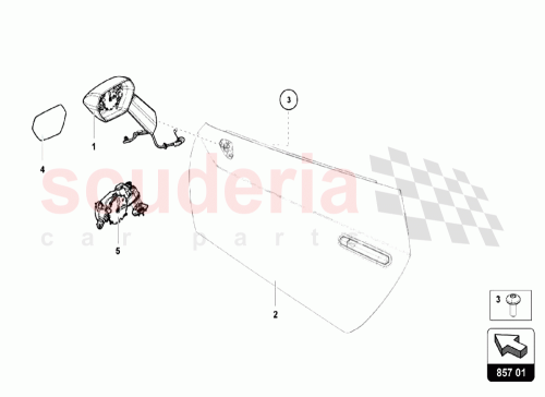 Part Diagram for Lamborghini 4T0857521H