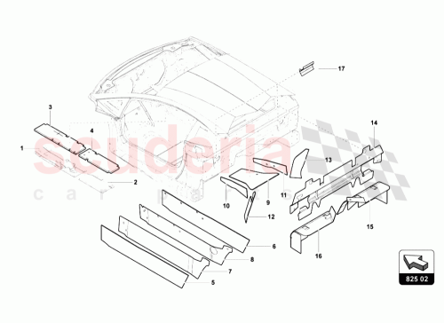 Part Diagram for Lamborghini 470863863