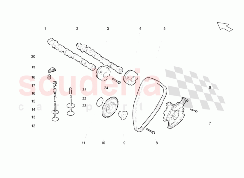 Part Diagram for Lamborghini 07L109102P