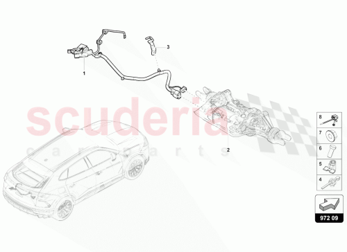 Part Diagram for Lamborghini 4M0971845BL