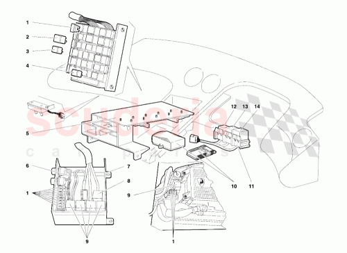 Part Diagram for Lamborghini 006034540