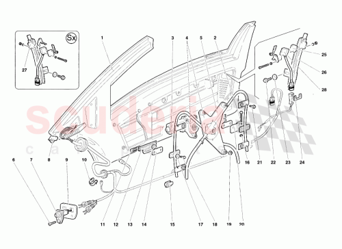 Part Diagram for Lamborghini 009421618