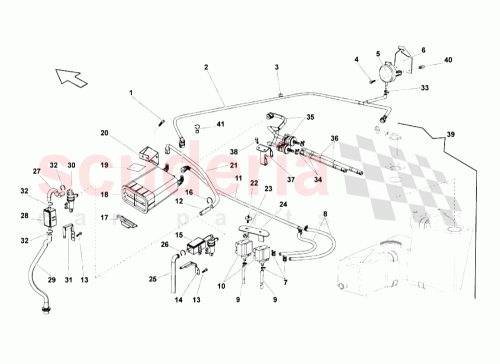 Part Diagram for Lamborghini 400133371