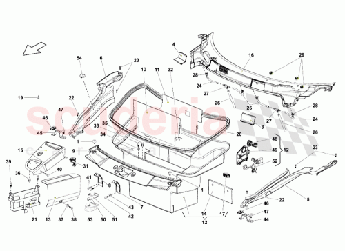 Part Diagram for Lamborghini N90846301