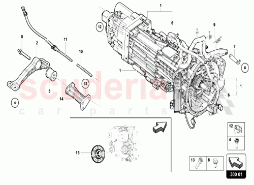 Part Diagram for Lamborghini 0CE301267