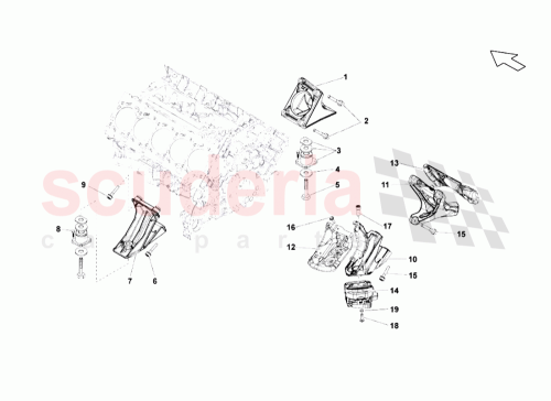 Part Diagram for Lamborghini N91102201