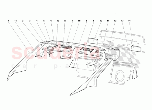 Part Diagram for Lamborghini 008700461