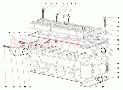 Part Diagram for Lamborghini 001535287
