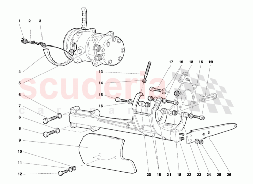 Part Diagram for Lamborghini 008700841