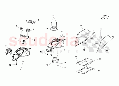 Part Diagram for Lamborghini 400863323E