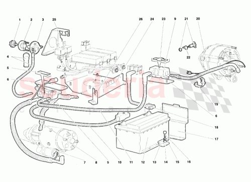 Part Diagram for Lamborghini 005937027