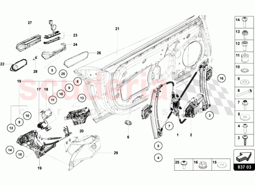 Part Diagram for Lamborghini 472837015B