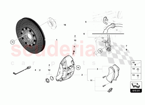 Part Diagram for Lamborghini 470615106AM