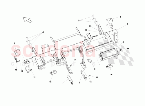 Part Diagram for Lamborghini 400857225