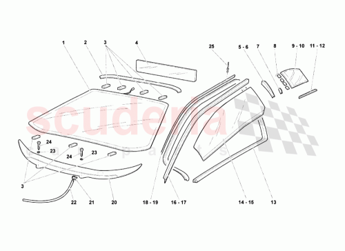 Part Diagram for Lamborghini N90531001