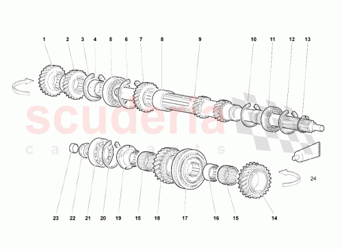 Part Diagram for Lamborghini 086311261A
