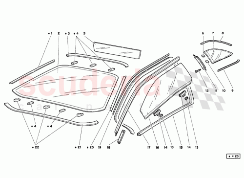Part Diagram for Lamborghini 007205559