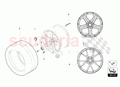 Part Diagram for Lamborghini 0R8340039