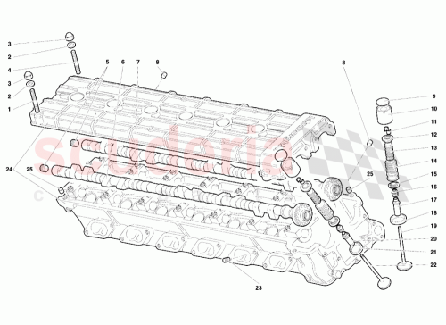 Part Diagram for Lamborghini 001229718