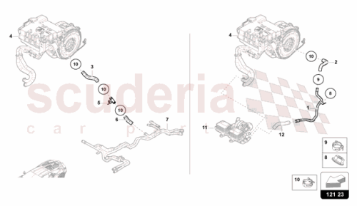Part Diagram for Lamborghini 47B122051B