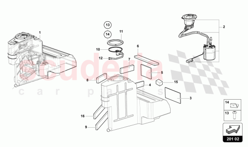 Part Diagram for Lamborghini 470201615P