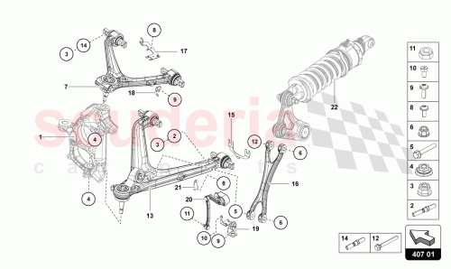 Part Diagram for Lamborghini 470413383E