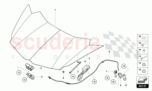 Part Diagram for Lamborghini 472823219A