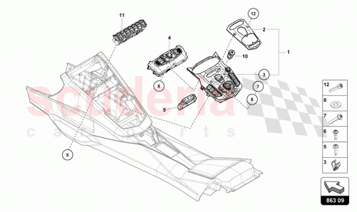 Part Diagram for Lamborghini 471941567L