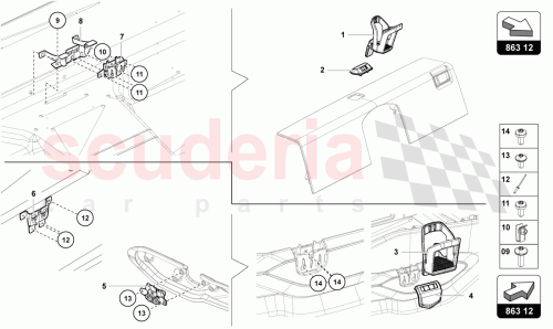 Part Diagram for Lamborghini 472863615