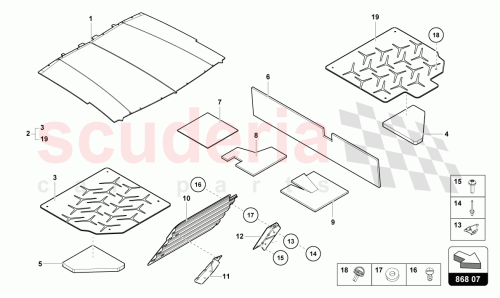 Part Diagram for Lamborghini 472864420C