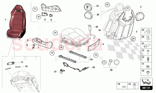 Part Diagram for Lamborghini 470881219A