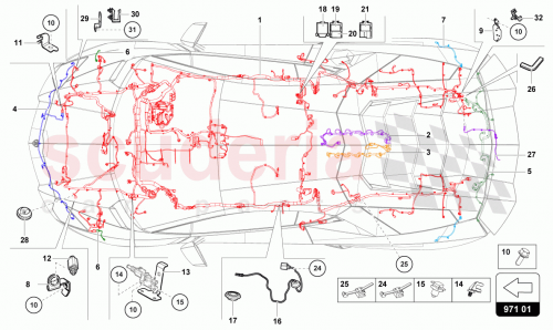 Part Diagram for Lamborghini 470941951A