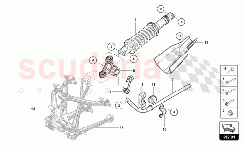 Part Diagram for Lamborghini 470512019AQ