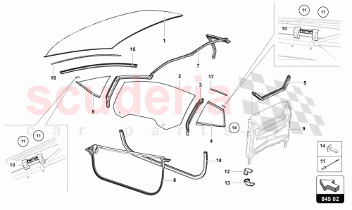 Part Diagram for Lamborghini 475853702C