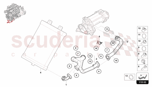 Part Diagram for Lamborghini WHT006999