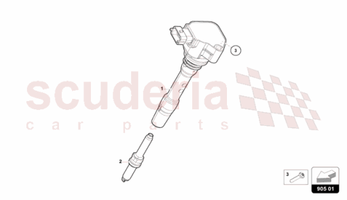 Part Diagram for Lamborghini 07M905115K