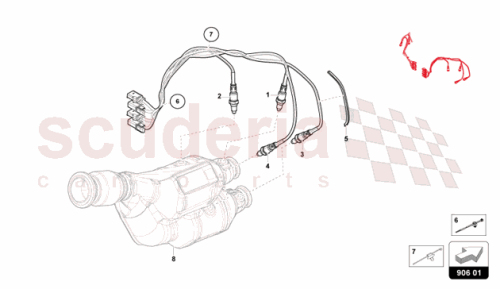 Part Diagram for Lamborghini 03H906262AP