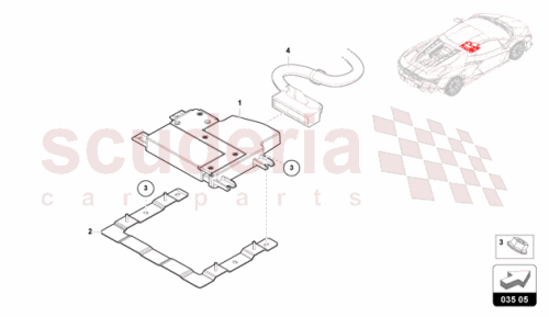 Part Diagram for Lamborghini 47B035465