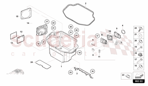 Part Diagram for Lamborghini 47C863739
