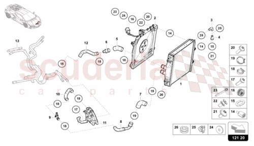 Part Diagram for Lamborghini 47B122253A