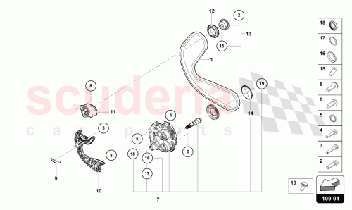 Part Diagram for Lamborghini 07L109359AA