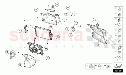 Part Diagram for Lamborghini 4T0807158F